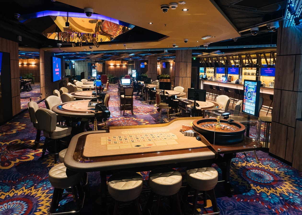 Casino-geïnspireerde lounge